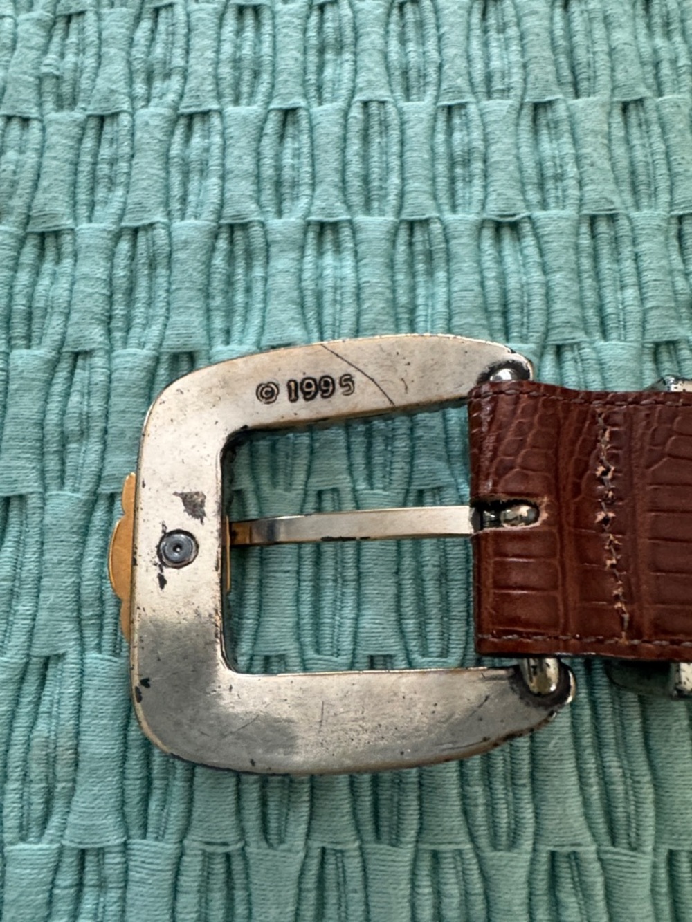 Vintage Rare Brighton Museum Collection Leather Belt With Roman Coins Size M - Picture 6 of 9